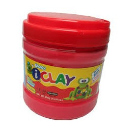 Plastilina iClay Amos 400g / galetusa rosu