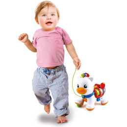 Baby Clementoni - Jucarie De Tras Ponei Interactiv