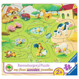 kidsmagicstore.ro|Primul Meu Puzzle Din Lemn Ferma Animalelor, 9 Piese111,06 lei99,96 leiRavensburgerNoutati4005556036837