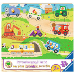 kidsmagicstore.ro|Primul Meu Puzzle Din Lemn Cu Vehicule, 8 Piese111,06 lei99,96 leiRavensburgerNoutati4005556036844