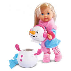 Papusa Evi Snowman cu om de zapada Simba Toys