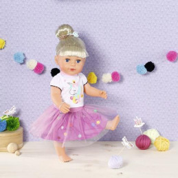 Dolly Moda - Tricou Si Fusta Tutu 43 Cm