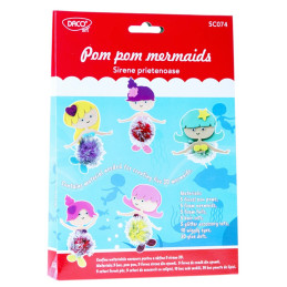 Set creativ, Sirene prietenoase, SC074, DACO