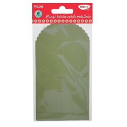 Set 6 pungi hartie verde masliniu Daco Art PG006