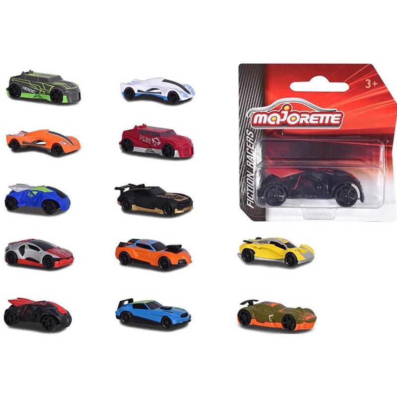 Masina Majorette Fiction Racers, 6 modele Masina Majorette Fiction Racers, 6 modele