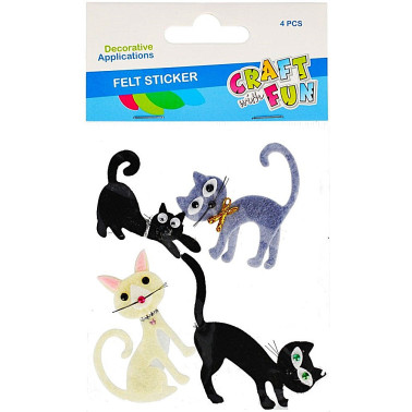 Accesorii creatie Pisici fetru, CRAFT with FUN