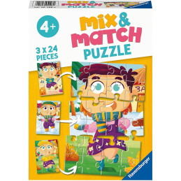 kidsmagicstore.ro|Puzzle Mix&Match Haine Colorate, 3X24 Piese56,01 lei50,41 leiRavensburgerNoutati4005556051960