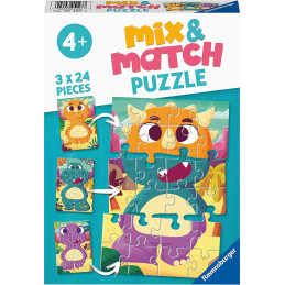 kidsmagicstore.ro|Puzzle Mix&Match Dinozauri, 3X24 Piese56,01 lei50,41 leiRavensburgerNoutati4005556051977