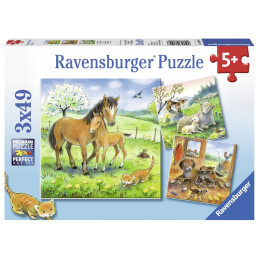 kidsmagicstore.ro|Puzzle Animale Si Pui, 3X49 Piese63,42 lei57,08 leiRavensburgerNoutati4005556080298