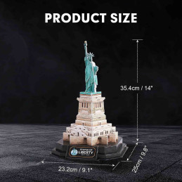 kidsmagicstore.ro|CUBICFUN - PUZZLE 3D STATUIA LIBERTATII EDITIE LUMINOASA 79 PIESE105,78 lei95,20 leiCubic FunNoutati6944588205362