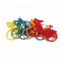 Set 5 decoratiuni fetru bicicleta