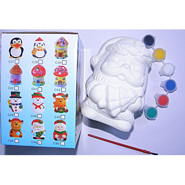 Set Ceramic Paint pusculita Mos Craciun