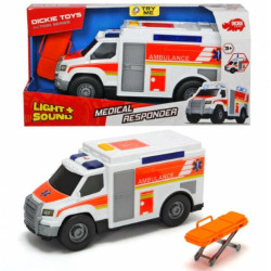 Ambulanta Dickie Toys Action Series Ambulanta cu targa, lumini si sunete Dickie Toys