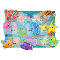 THE LEARNING JOURNEY - PUZZLE SA INVATAM ANIMALELE MARINE