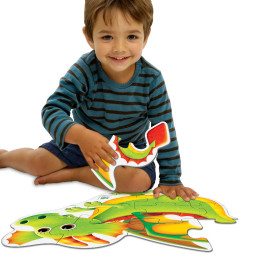 Primul Meu Puzzle De Podea - Dragon