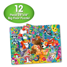 Primul Meu Puzzle De Podea - Prietenii Padurii