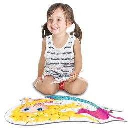 Primul Meu Puzzle De Podea - Sirena
