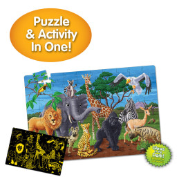 Puzzle Straluceste In Intuneric - Animale Salbatice