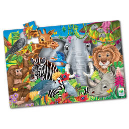 Puzzle Mare De Podea - Animalele Lumii