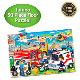 Puzzle Mare De Podea - Echipele De Salvare