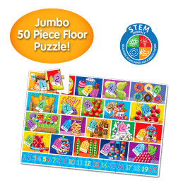 Puzzle Mare De Podea - Numere - Eng