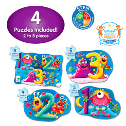 Set Primele Mele 4 Puzzle-Uri 123