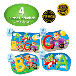 Set Primele Mele 4 Puzzle-Uri Abc - Eng