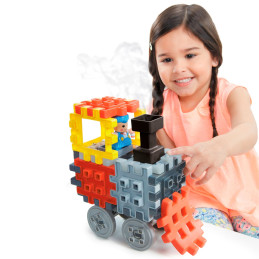 Blocuri De Constructie - Tren Cu Aburi