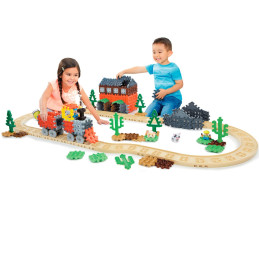 Blocuri De Constructie - Tren Cu Aburi