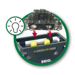 Brio - Vagon Luminos Cu Aur