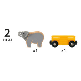 Brio - Vagon Si Elefant