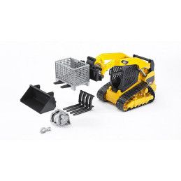 Bruder - Accesorii - Cutie Tip Palet, Troliu Si Furci Pentru Incarcator