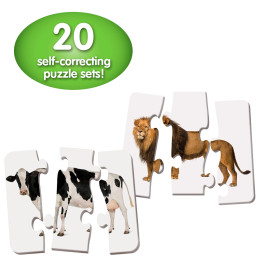 Puzzle Potriveste Corpul Animalelor