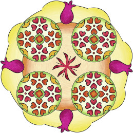 Ravensburger - Set De Creatie Mandala Flori Si Fluturi