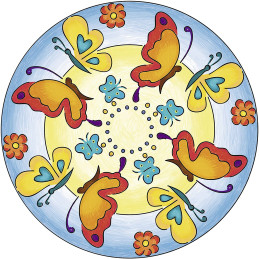 Ravensburger - Set De Creatie Mandala Flori Si Fluturi