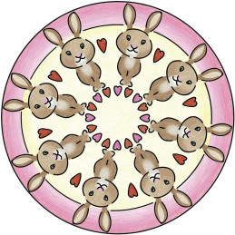 Ravensburger - Set De Creatie Mini Mandala Cu Animale
