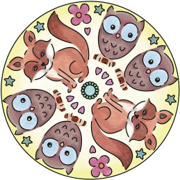 Ravensburger - Set De Creatie Mini Mandala Cu Animale