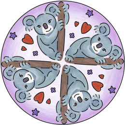 Ravensburger - Set De Creatie Mini Mandala Cu Animale