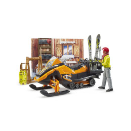 Bruder - Cabana Montana Cu Snowmobil