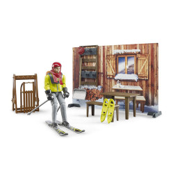 Bruder - Cabana Montana Cu Snowmobil