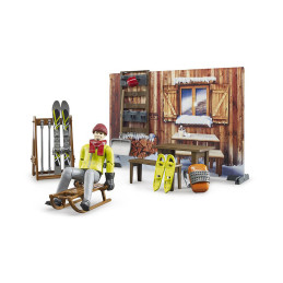 Bruder - Cabana Montana Cu Snowmobil