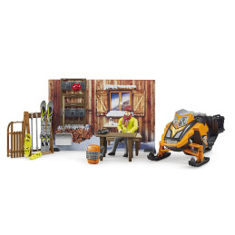 Bruder - Cabana Montana Cu Snowmobil