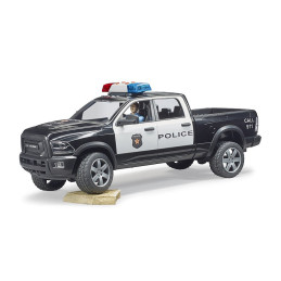 Bruder - Camion De Politie Ram 2500 Cu Politist Si Accesorii