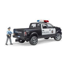 Bruder - Camion De Politie Ram 2500 Cu Politist Si Accesorii