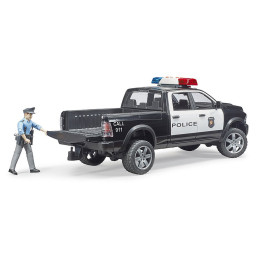 Bruder - Camion De Politie Ram 2500 Cu Politist Si Accesorii