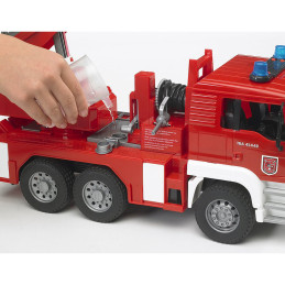 Bruder - Camion De Pompieri Man Tga Cu Scara, Pompa De Apa Si Sirena
