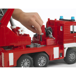Bruder - Camion De Pompieri Man Tga Cu Scara, Pompa De Apa Si Sirena