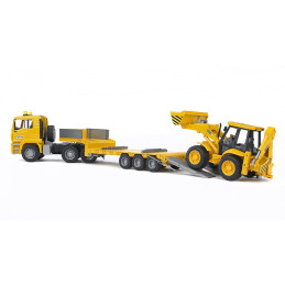 Bruder - Camion Incarcare Man Tga Si Buldoexcavator Jcb 4Cx