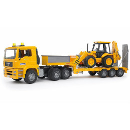 Bruder - Camion Incarcare Man Tga Si Buldoexcavator Jcb 4Cx