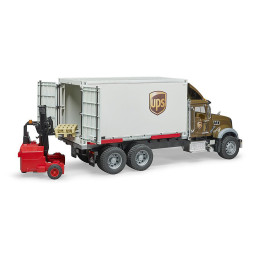 Bruder - Camion Ups Mack Granite Cu Stivuitor